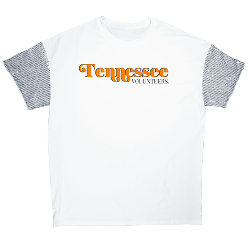 First Down Sequin Tee- University of Tennessee