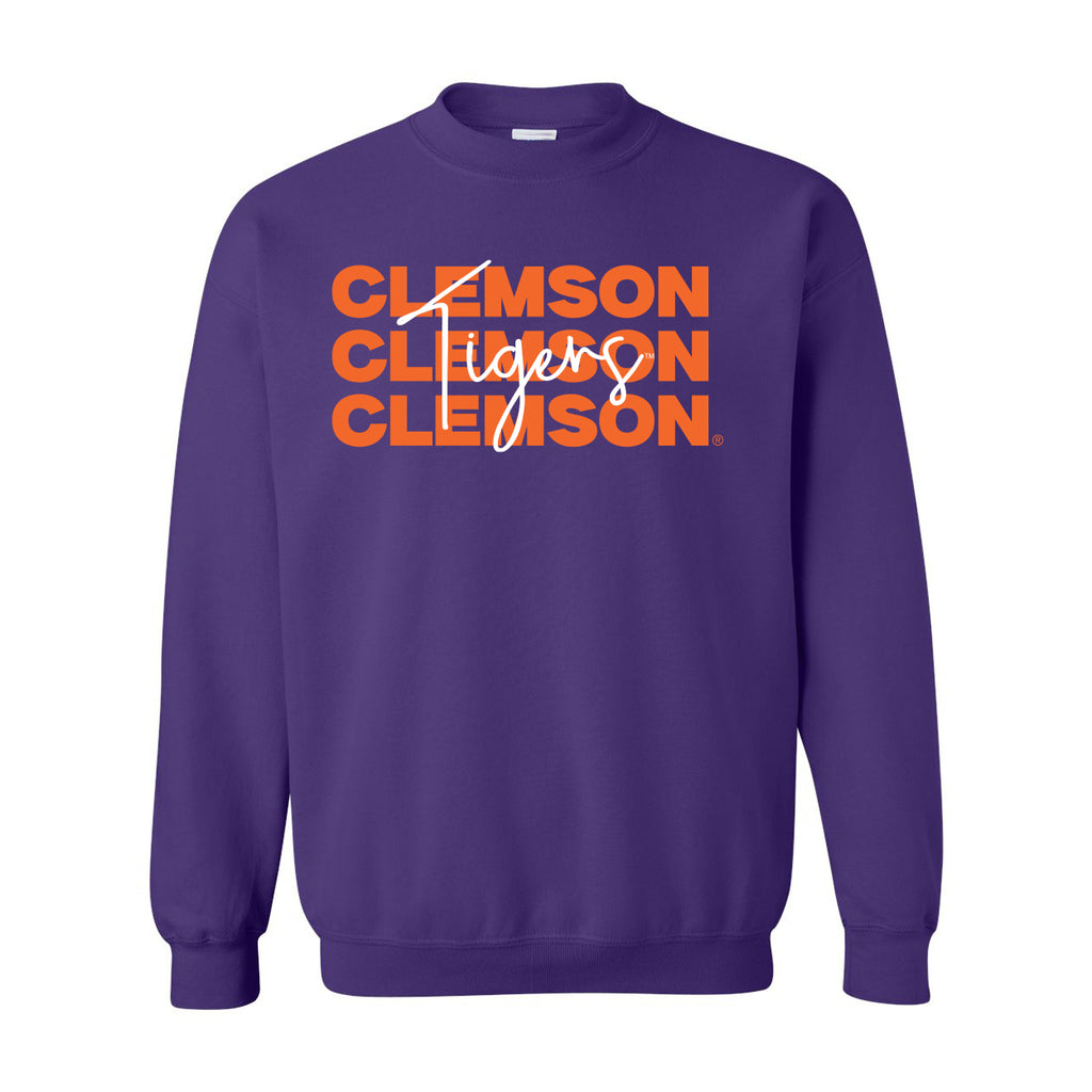 Game Time Crewneck- Clemson University