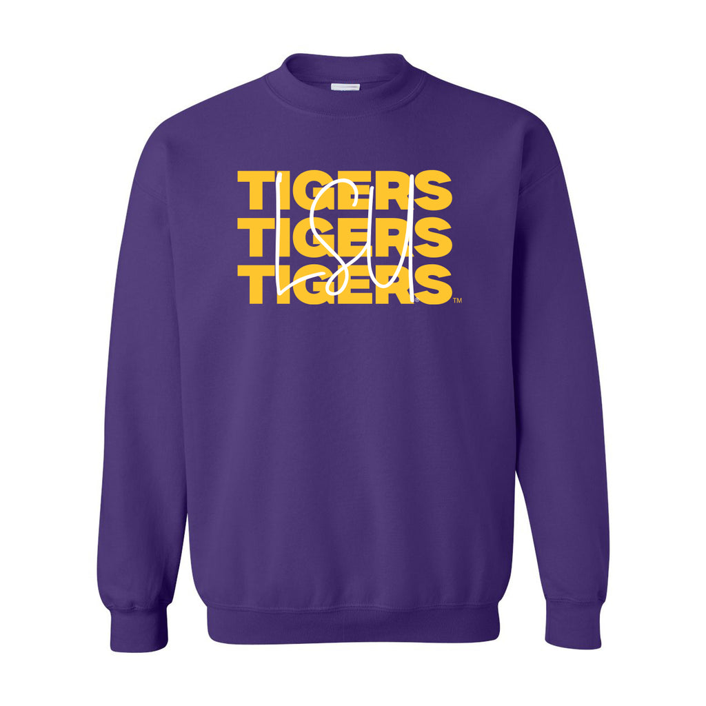 Game Time Crewneck- Louisiana State University