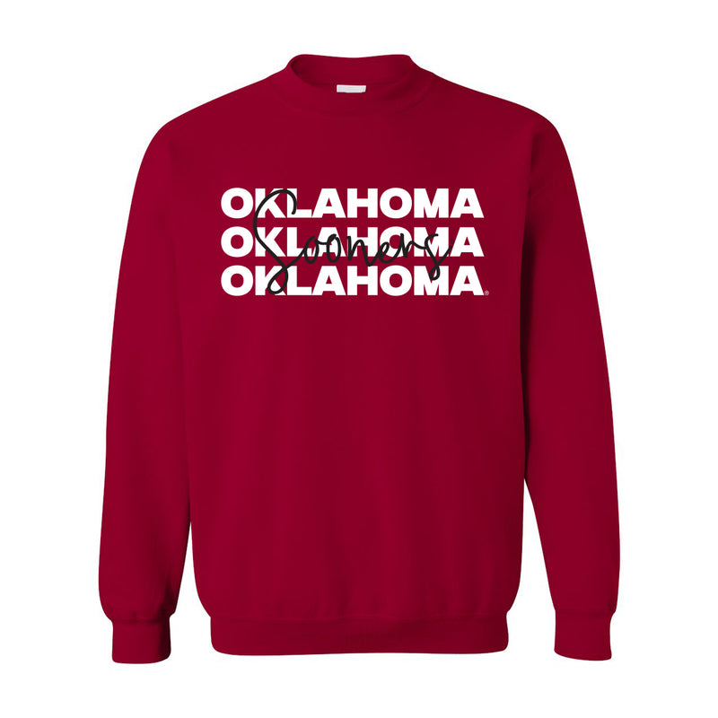 Game Time Crewneck- University of Oklahoma