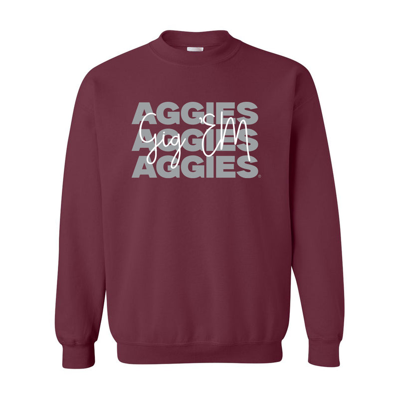 Game Time Crewneck- Texas A&M