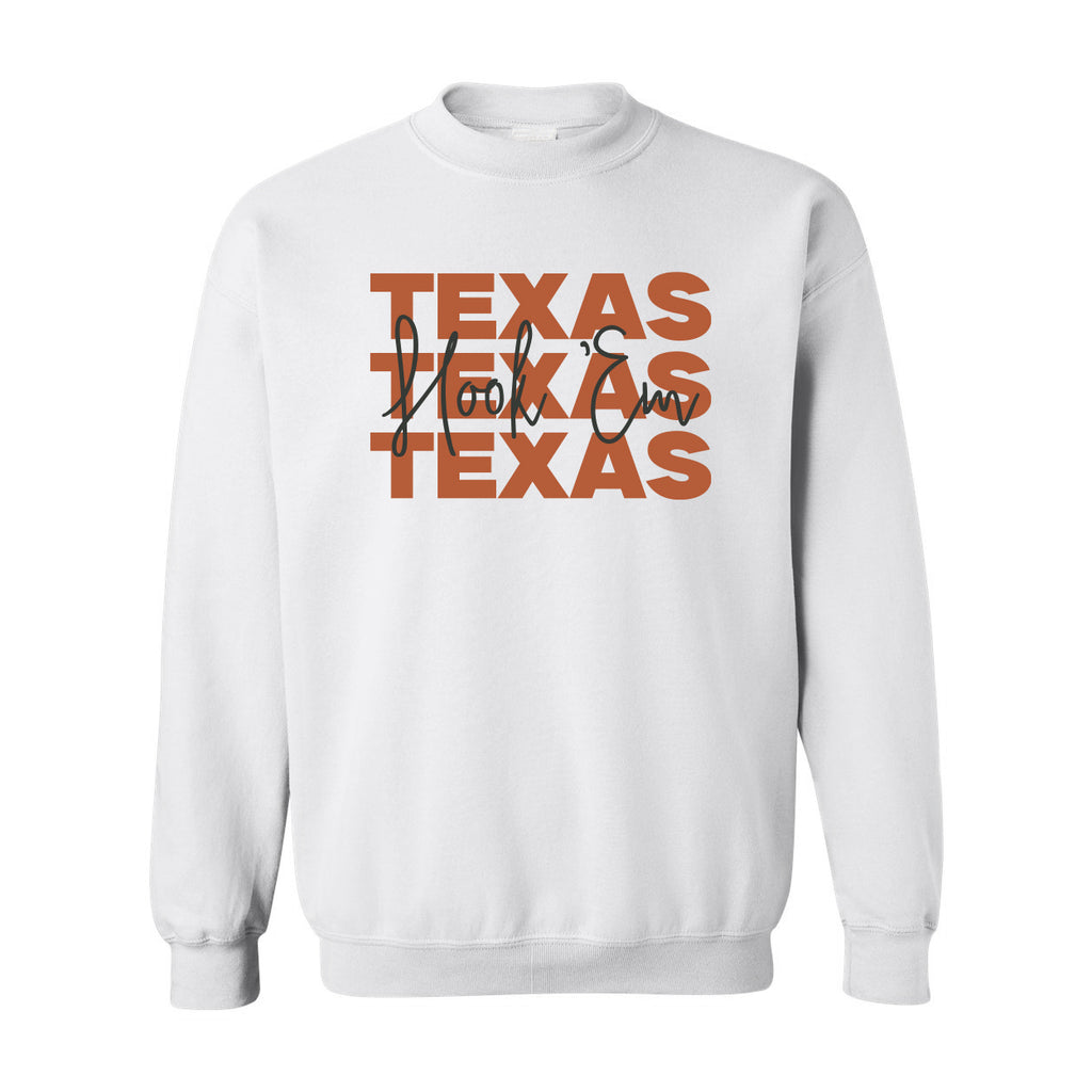 Game Time Crewneck- University of Texas