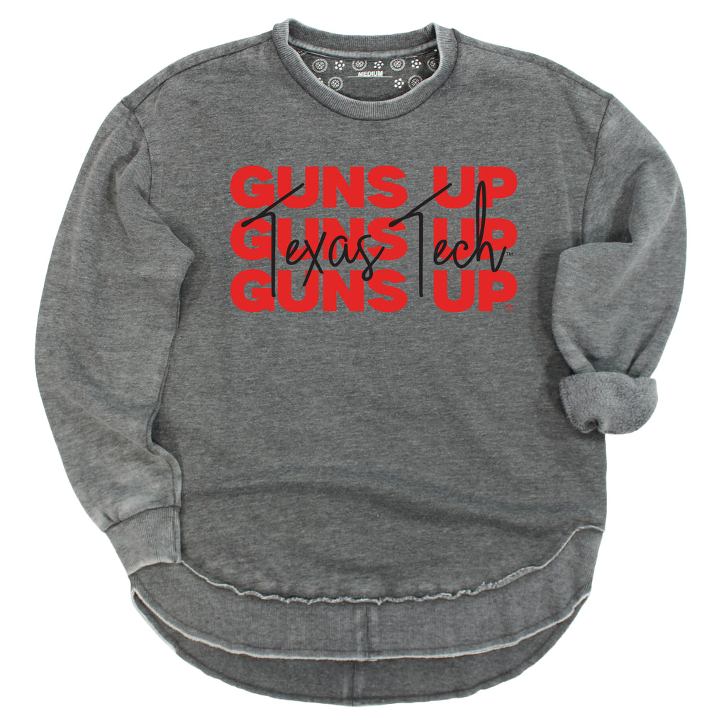 Game Time Poncho Fleece- Texas Tech University
