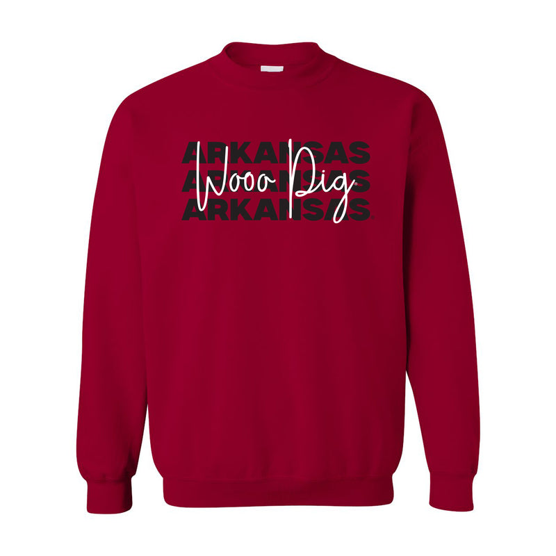 Game Time Crewneck- University of Arkansas