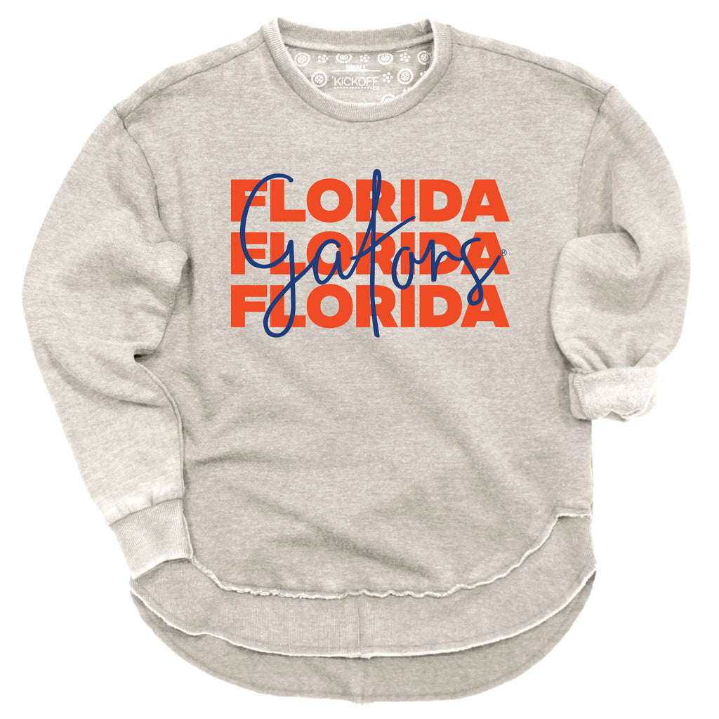 Game Time Poncho Fleece- University of Florida
