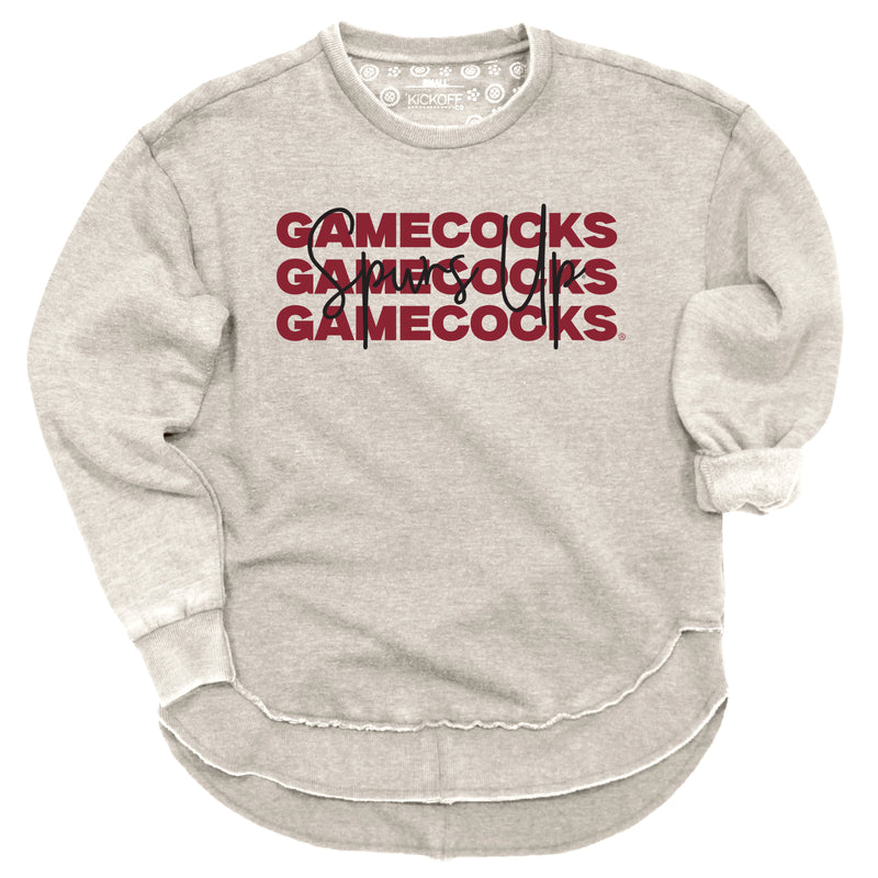 Game Time Poncho Fleece- University of South Carolina
