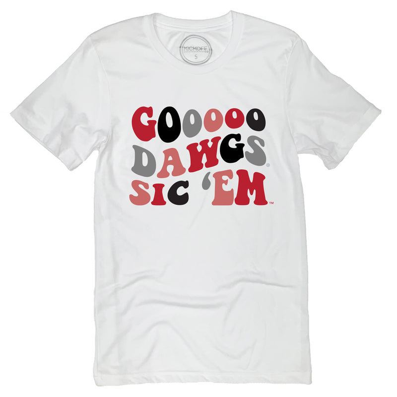 Groovy Tee- University of Georgia