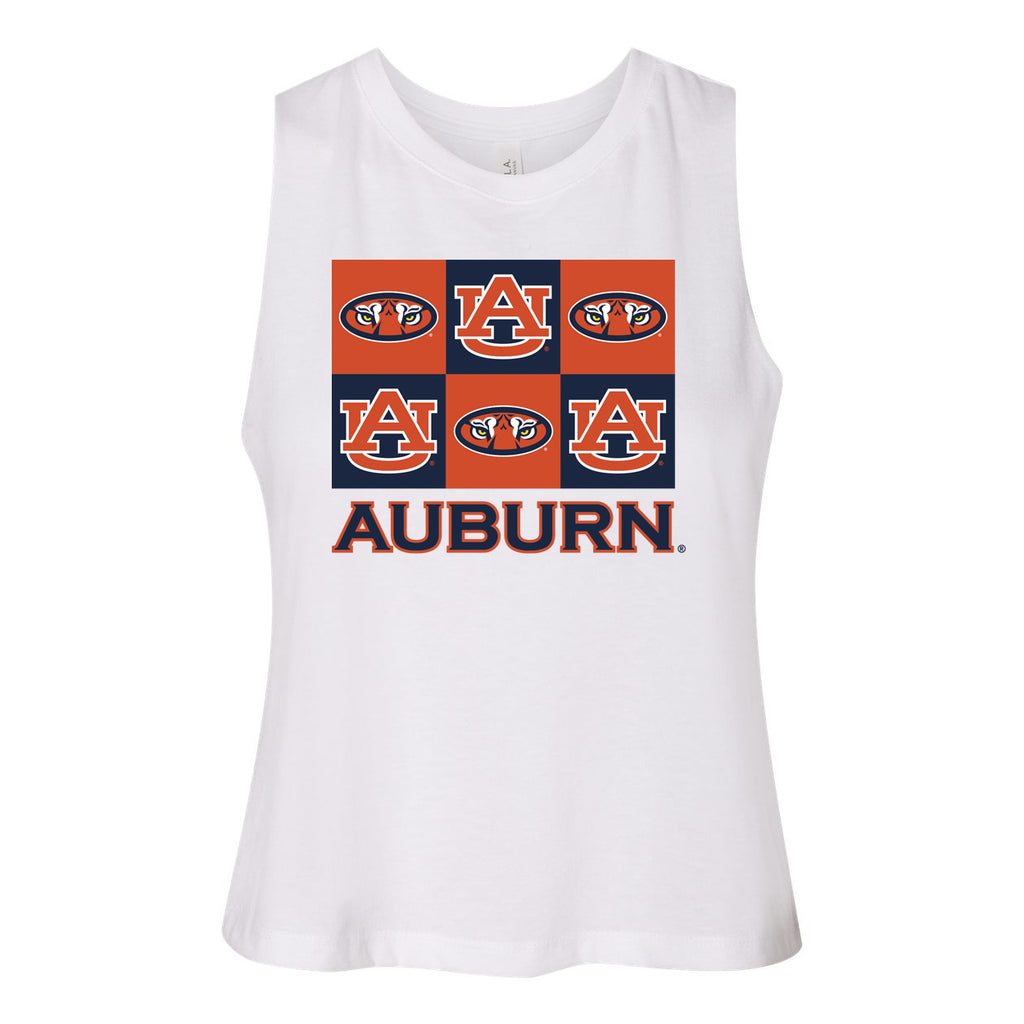 Gridiron Cut-Off Tee- Auburn University