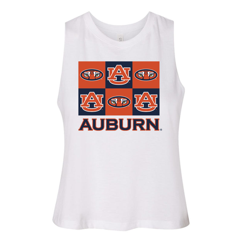 Gridiron Cut-Off Tee- Auburn University