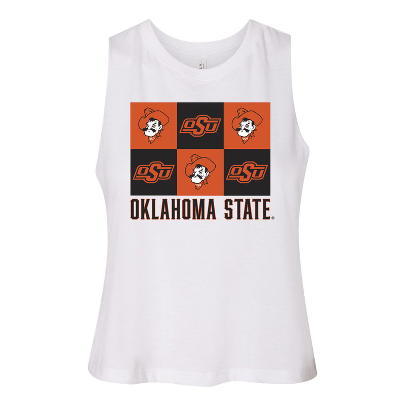 Gridiron Cut-Off Tee- Oklahoma State University