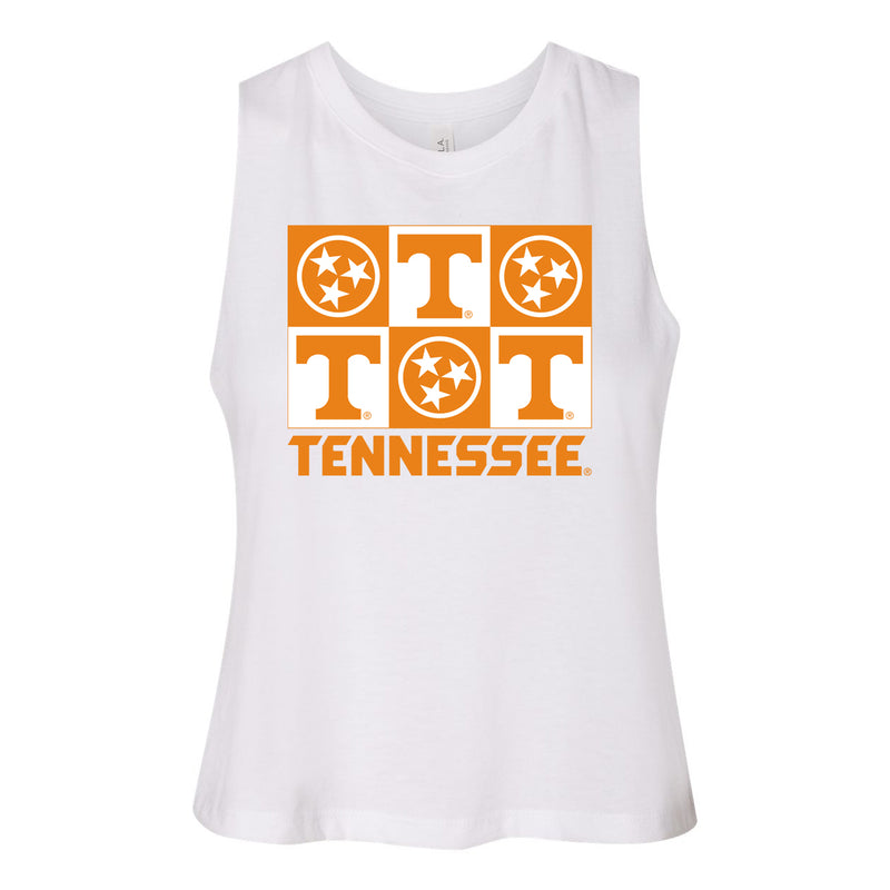 Gridiron Cut-Off Tee- University of Tennessee