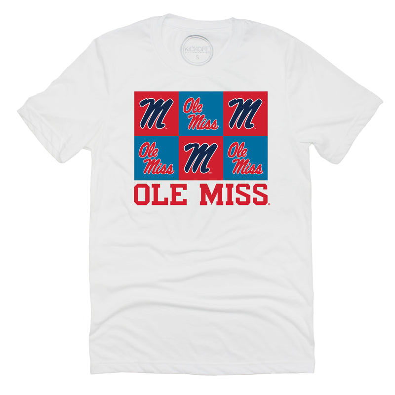 Gridiron Tee- University of Mississippi