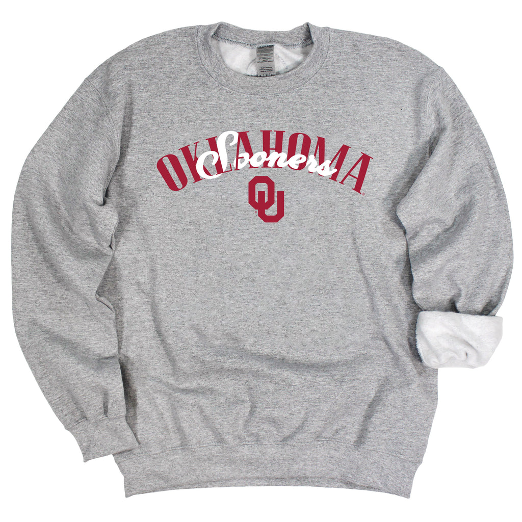 In The Huddle Crewneck- University of Oklahoma