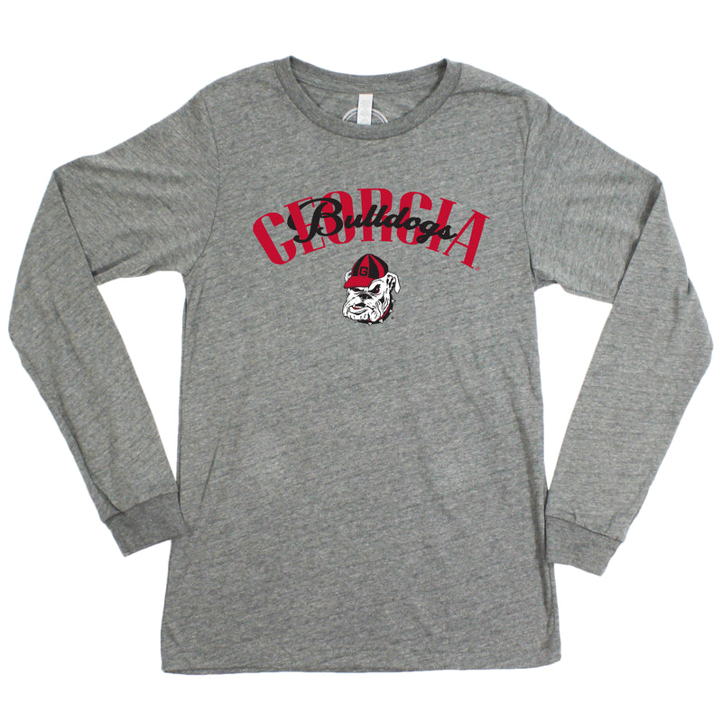 In The Huddle Crewneck- University of Georgia (Long Sleeve Tee)