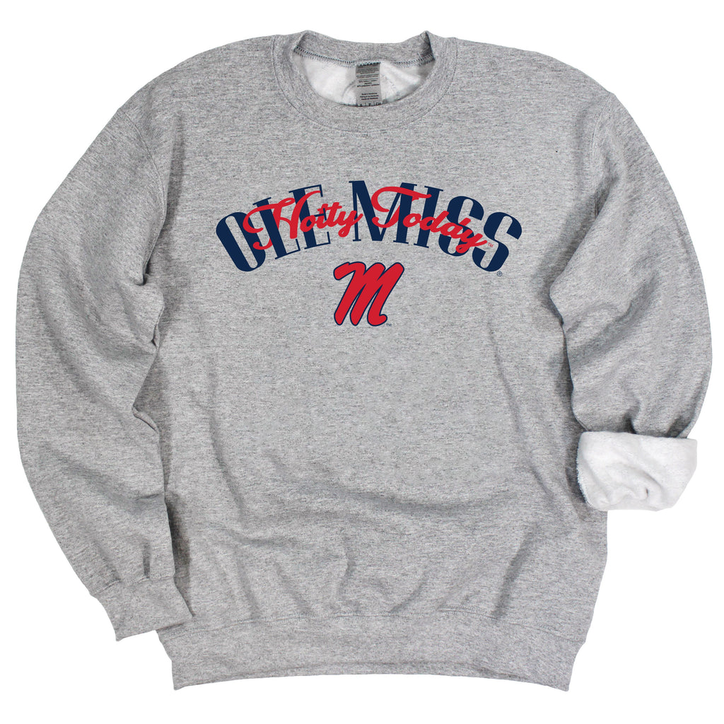 In The Huddle Crewneck- University of Mississippi
