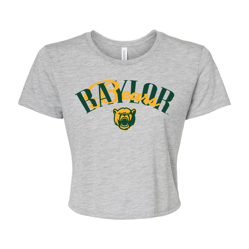In The Huddle Crop Tee- Baylor University