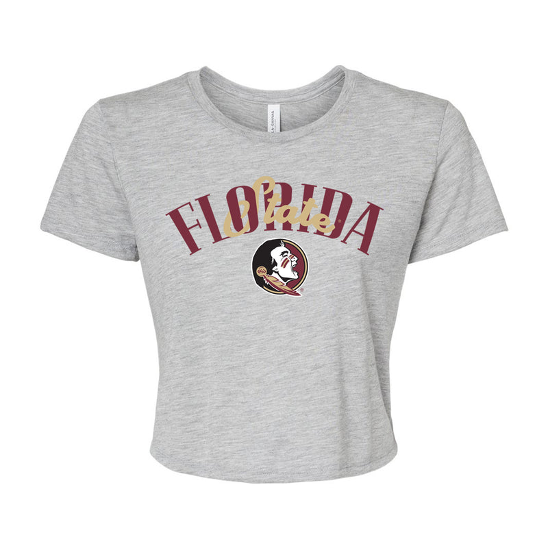 In The Huddle Crop Tee- Florida State University