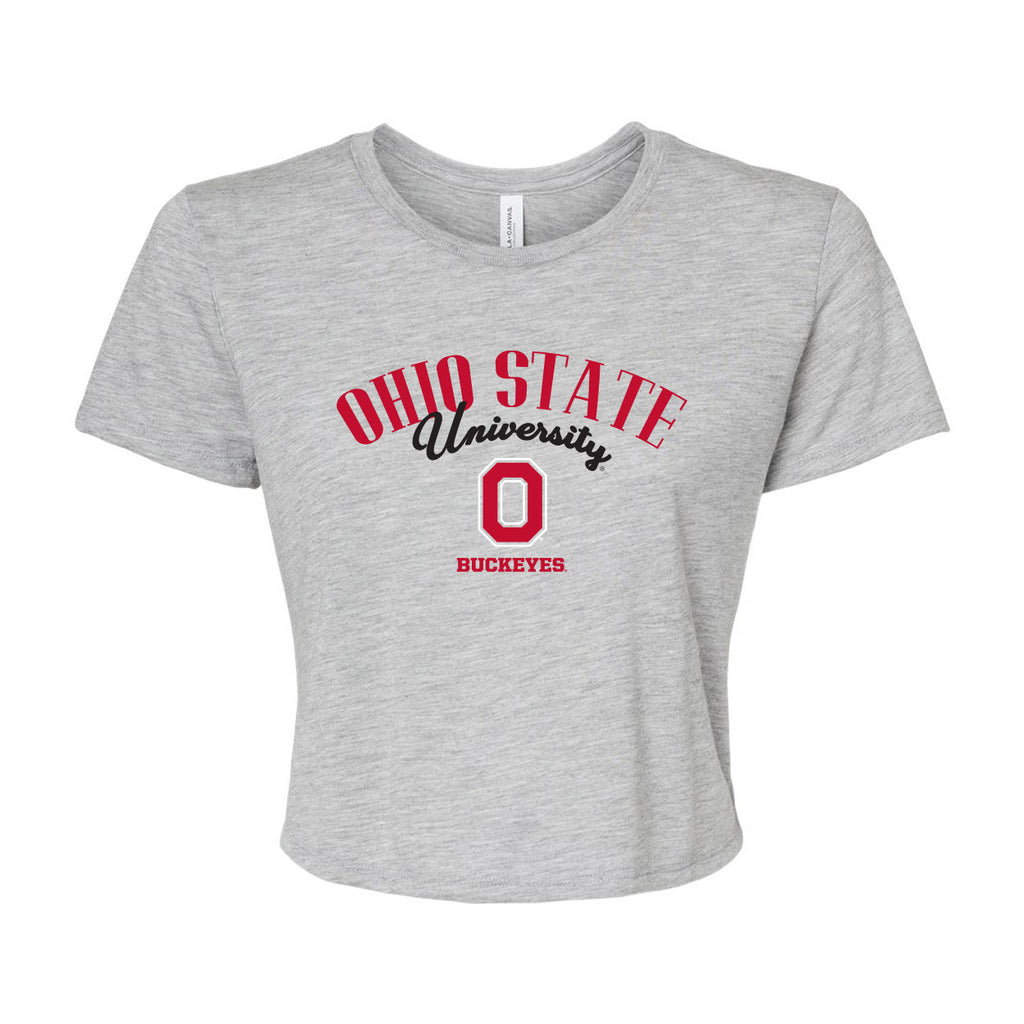 In The Huddle Crop Tee- Ohio State University (The)