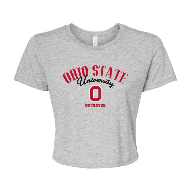 In The Huddle Crop Tee- Ohio State University (The)