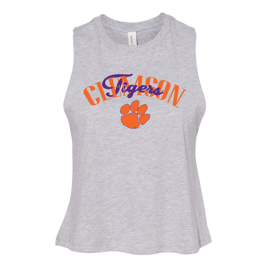 In The Huddle Cutoff Tee- Clemson University