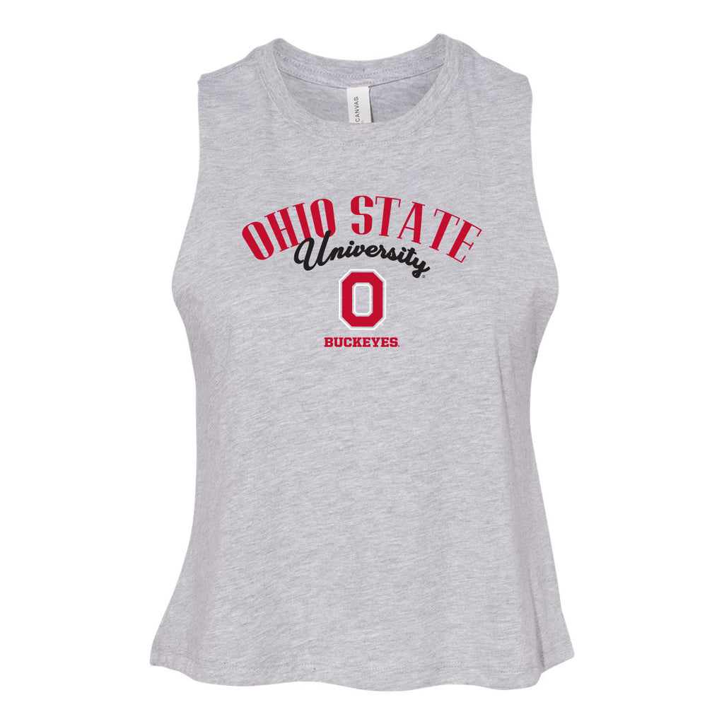 In The Huddle Cutoff Tee- Ohio State University (The)