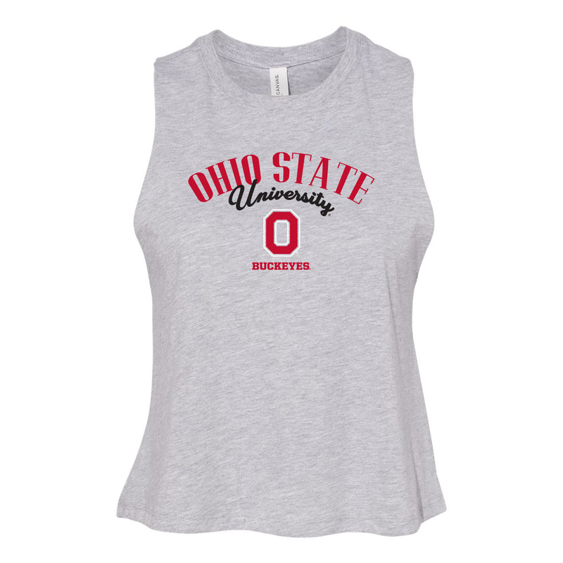 In The Huddle Cutoff Tee- Ohio State University (The)
