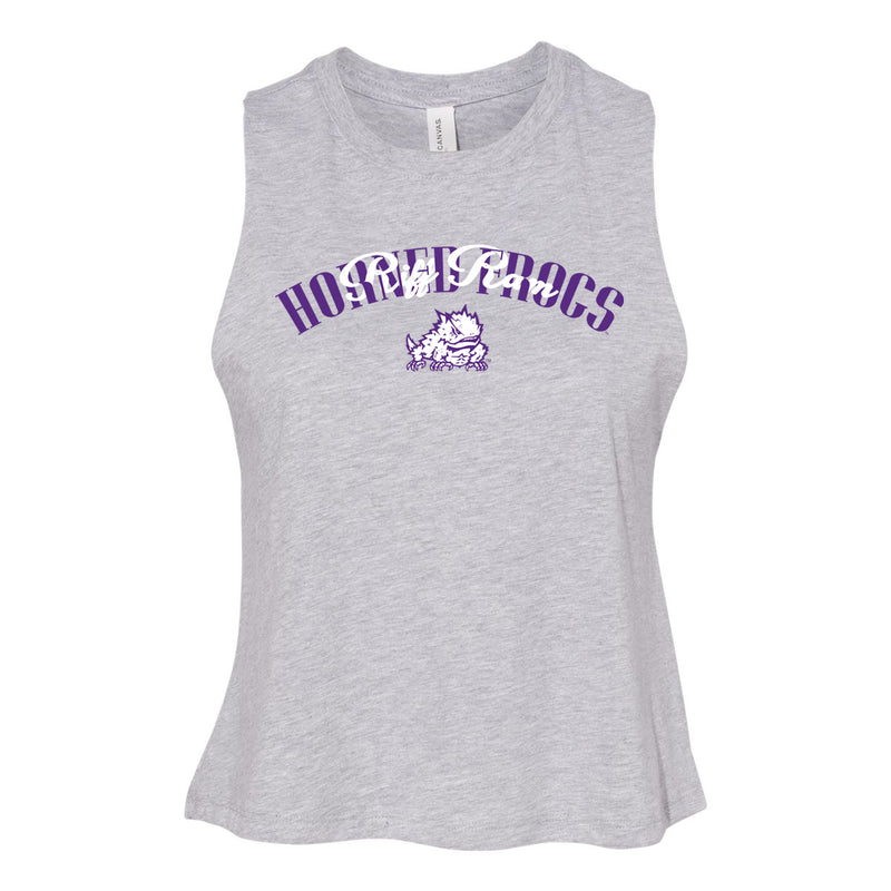 In The Huddle Cutoff Tee- Texas Christian University