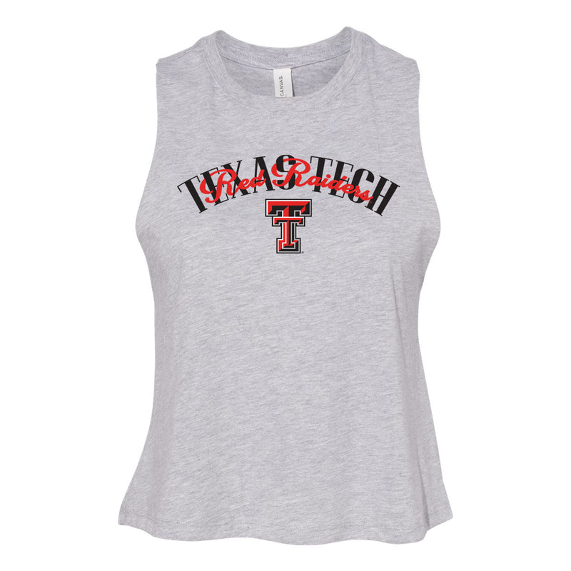 In The Huddle Cutoff Tee- Texas Tech University