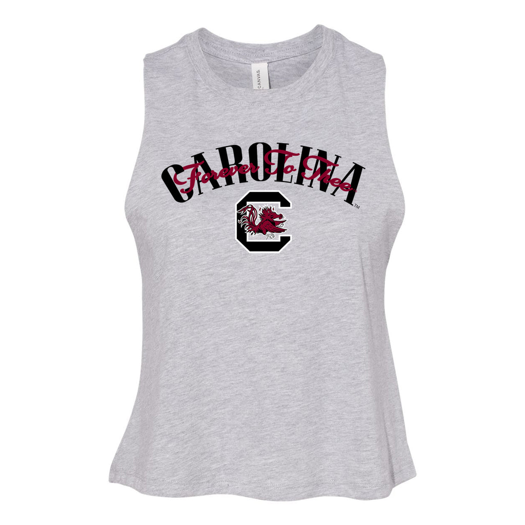 In The Huddle Cutoff Tee- University of South Carolina