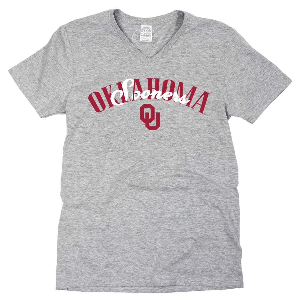 In The Huddle V-Neck- University of Oklahoma