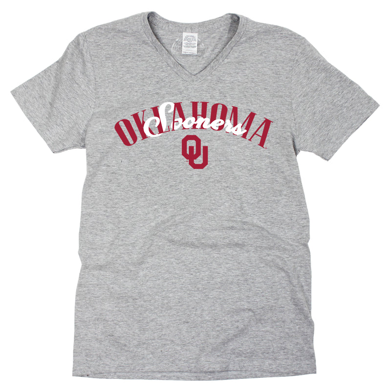 In The Huddle V-Neck- University of Oklahoma