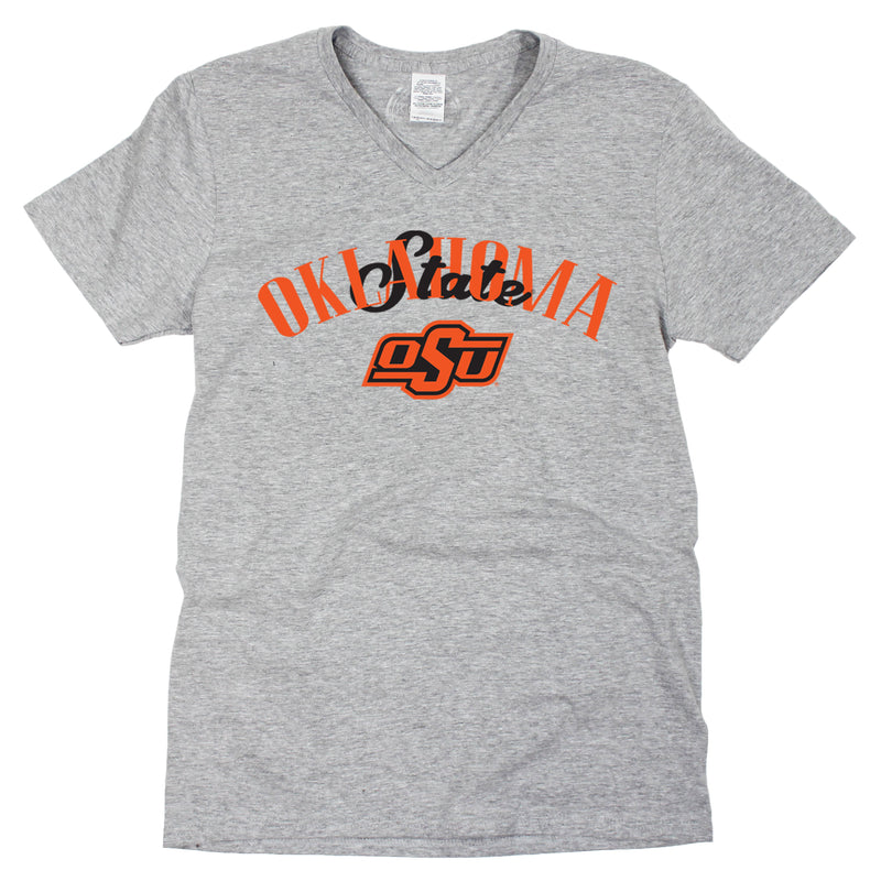 In The Huddle V-Neck- Oklahoma State University