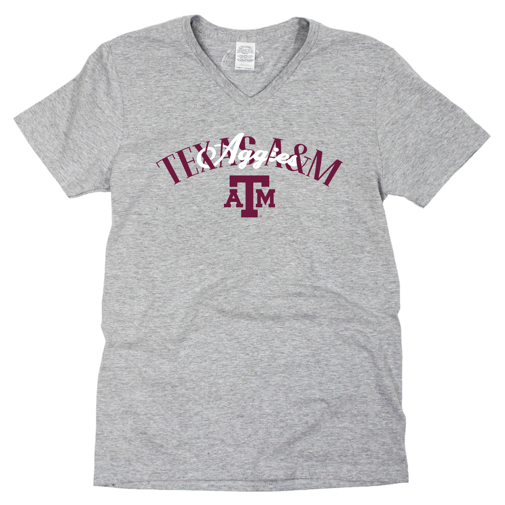 In The Huddle V-Neck- Texas A&M