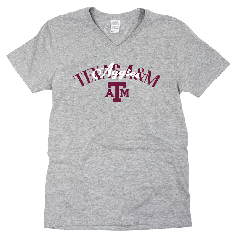 In The Huddle V-Neck- Texas A&M
