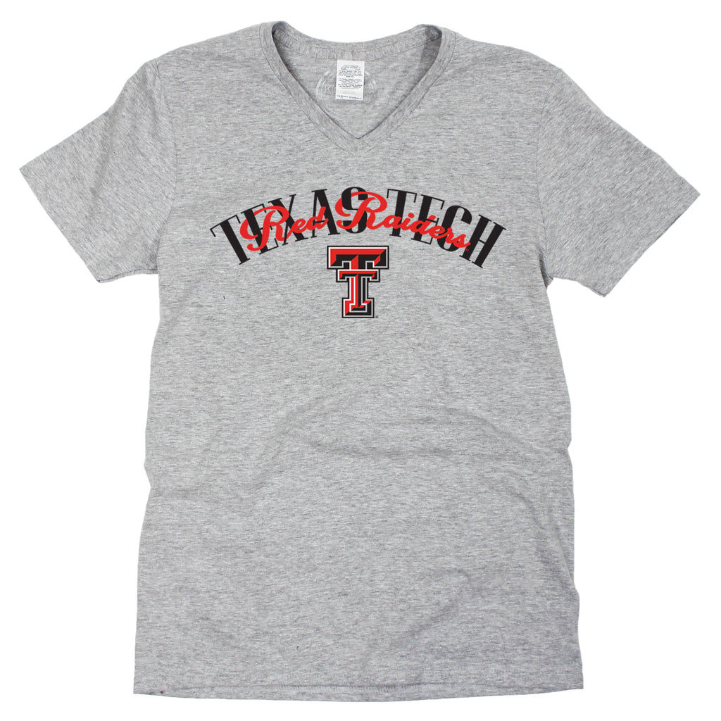 In The Huddle V-Neck- Texas Tech University