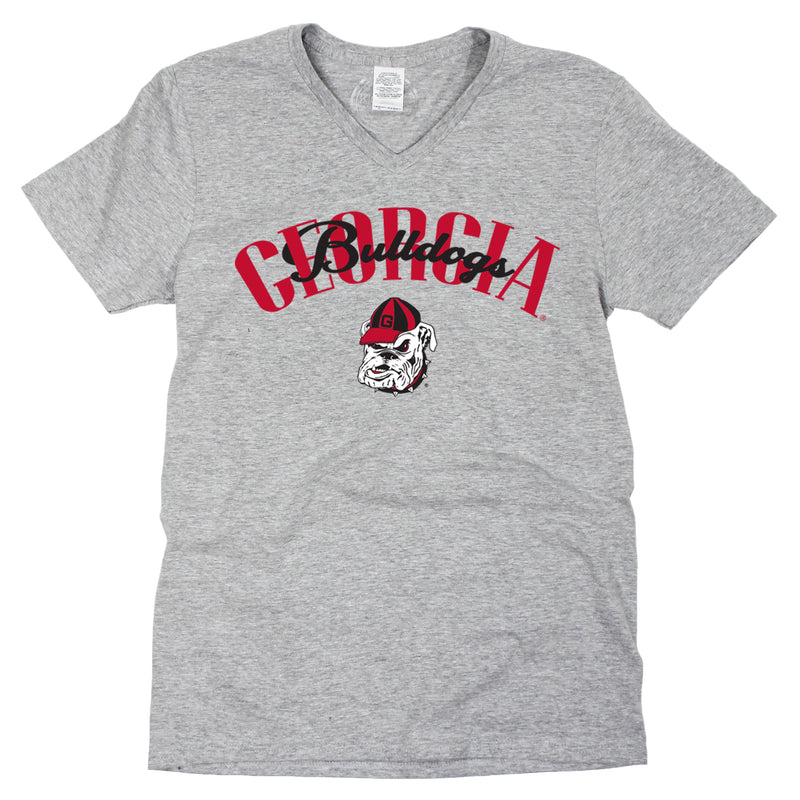 In The Huddle V-Neck- University of Georgia