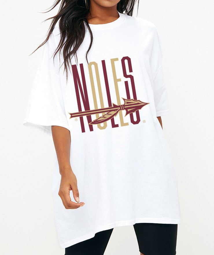 Goal Post Oversize Tee in Florida State University