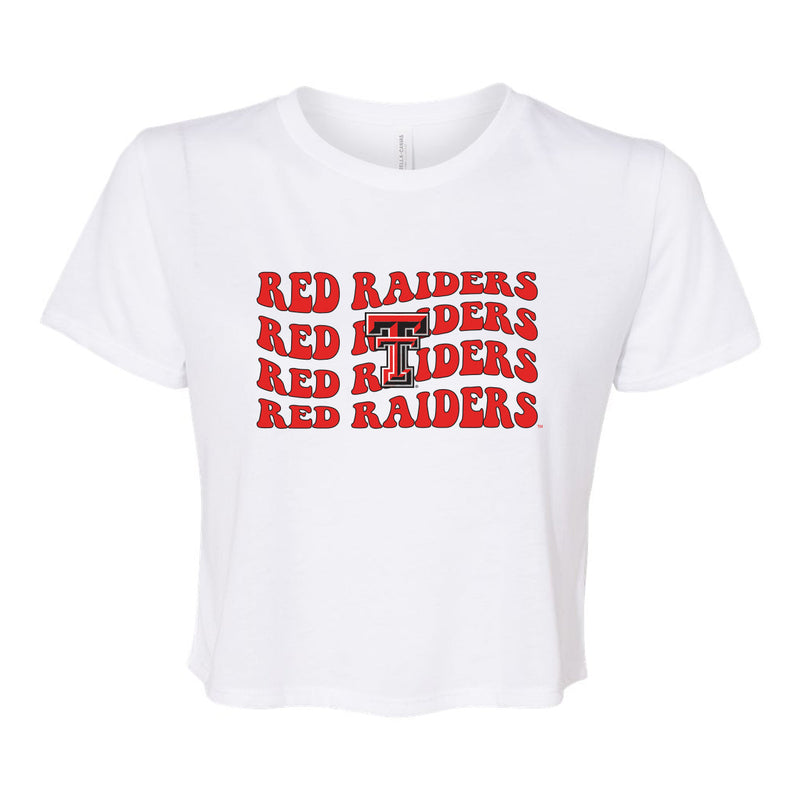 Groovy Gal Crop Short Sleeve T-shirt in Texas Tech University