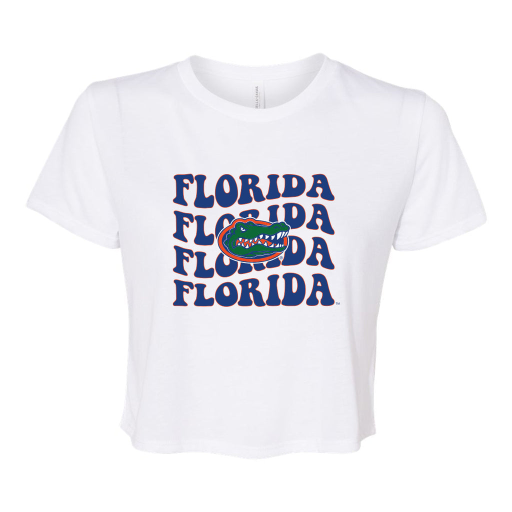 Groovy Gal Crop Short Sleeve T-shirt in University of Florida