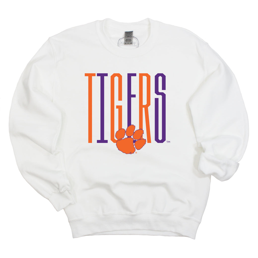 Goal Post Crewneck Fleece in Clemson University