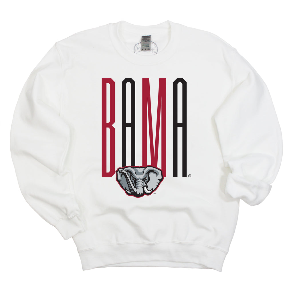 Goal Post Crewneck Fleece in University of Alabama
