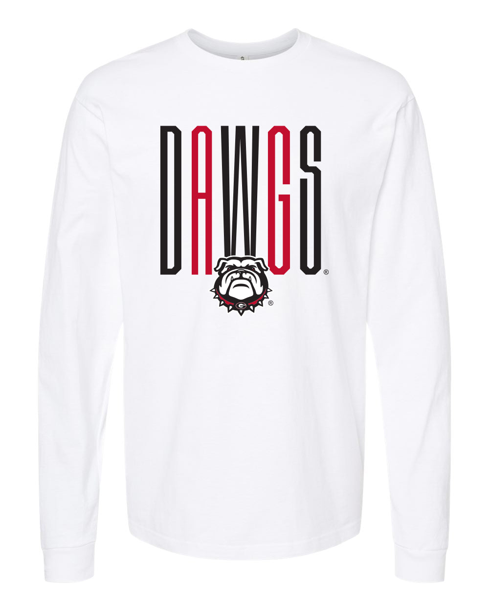 Goal Post Long Sleeve T-Shirt in University of Georgia