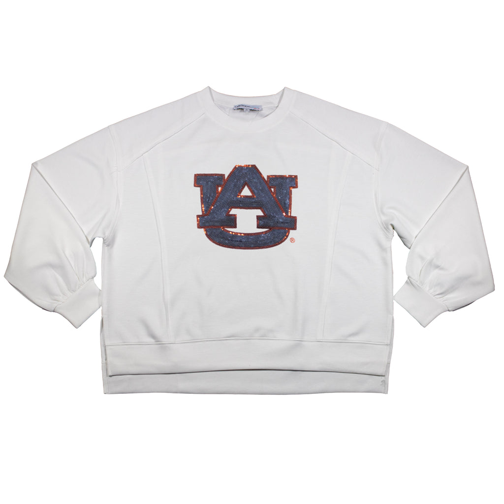 Long Sleeve Sequin Tee - Auburn University