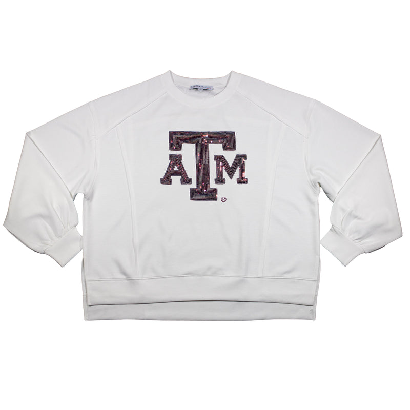 Long Sleeve Sequin Tee - Texas A&M University