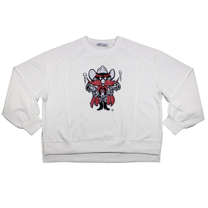 Long Sleeve Sequin Tee - Texas Tech University