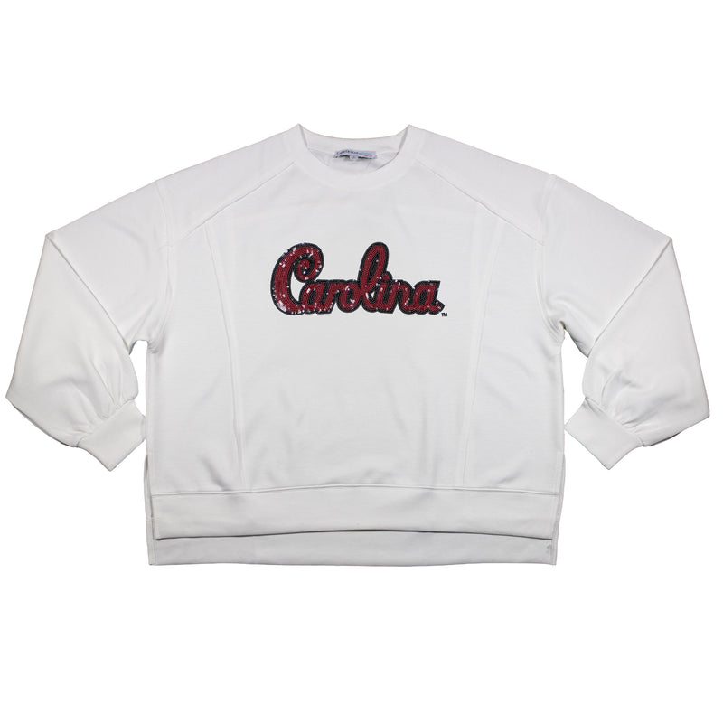 Long Sleeve Sequin Tee - University Of South Carolina