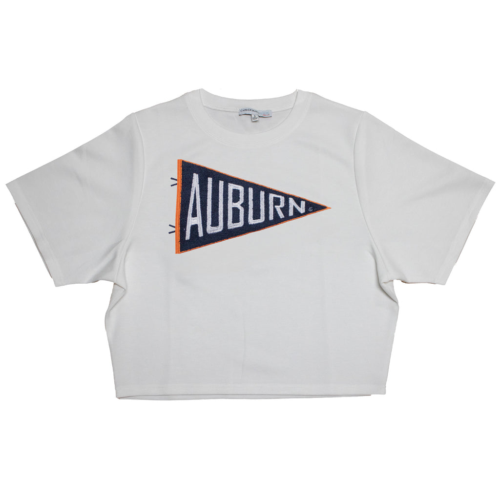 Chenille Pennant Short Sleeve - Auburn University
