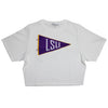Chenille Pennant Short Sleeve - Louisiana State University LSU