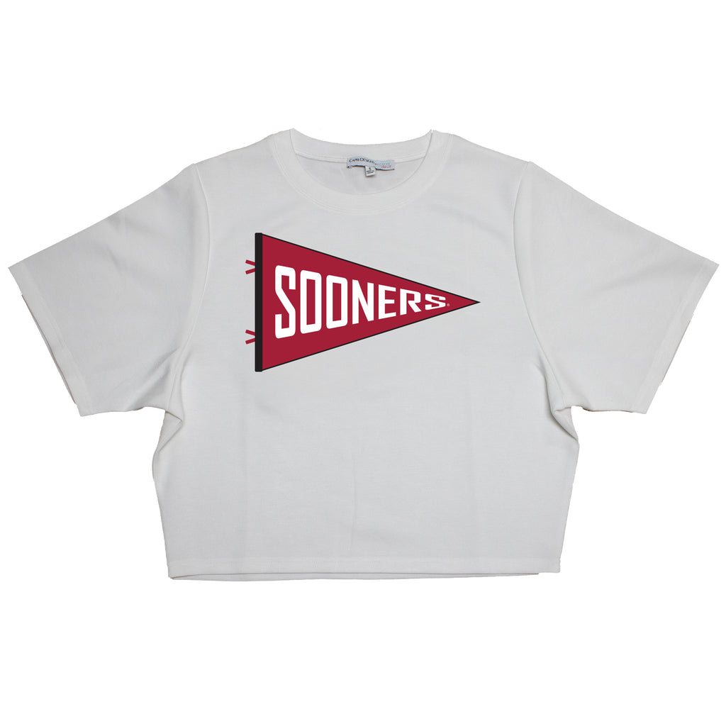 Chenille Pennant Short Sleeve - University Of Oklahoma
