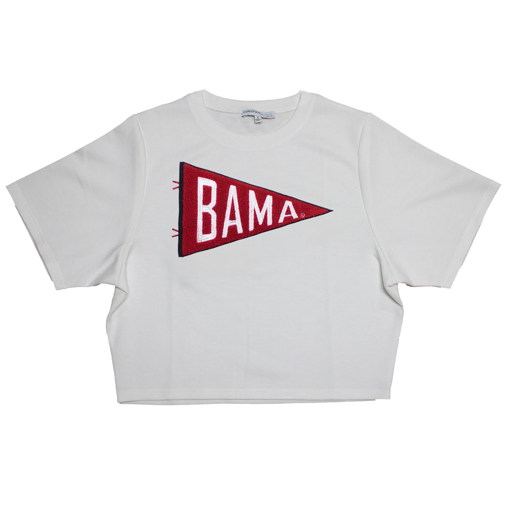 Chenille Pennant Short Sleeve - University Of Alabama